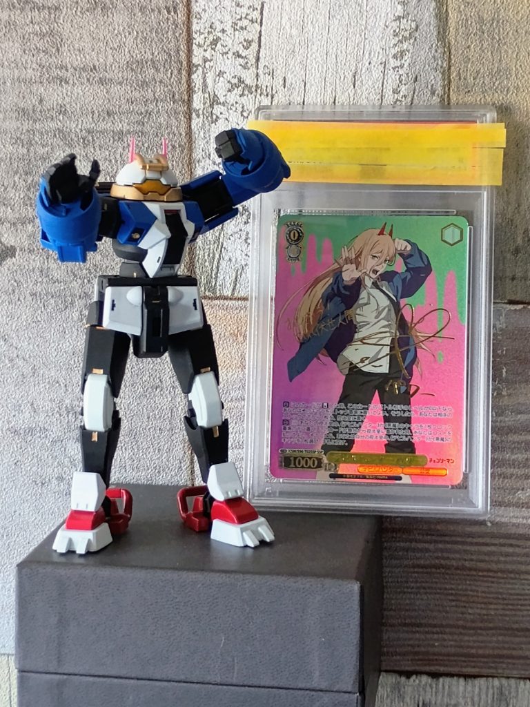 『チェンソーマン』よりパワーちゃん着工から１年以上経って完成(肩パーツ割れて放置)。大分ラフに作りましたパワーちゃんグッズと撮りたいけどそっちがメインになりそうなのでここでは自制お付き合いいただきありがとうございます🙇