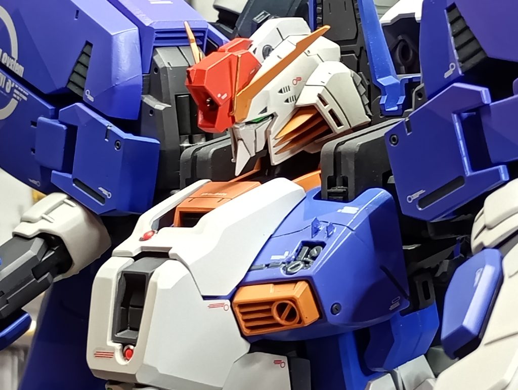 設定ガン無視のハイメガ型頭部MSA-0011［Ext］/2みたいな頭部も制作しました