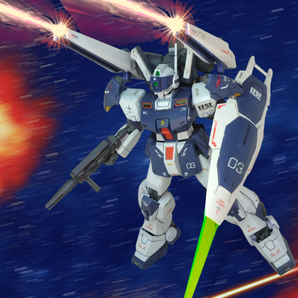 キャノン的な感じでもいけそうですジムスナⅡは主役機じゃないけど、ホワイトディンゴの方のキット使えば主役コンも出れるのかな?(gundam-kao10)