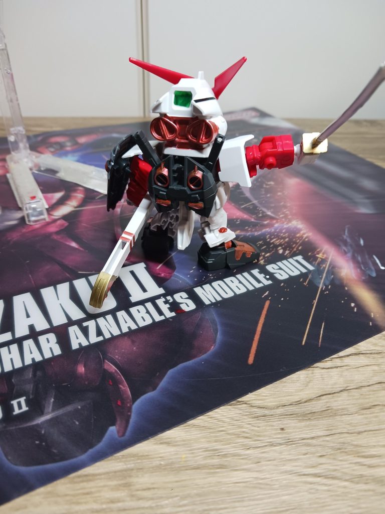 後ろ特に頑張りました。SDは塗装すれば良くなる。