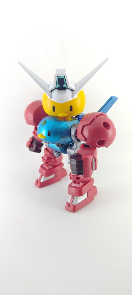 正面。みかんかっぱロボをムキムキにしてみました。