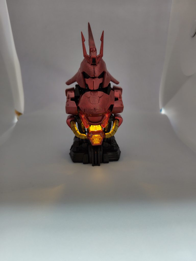 お腹も光ります