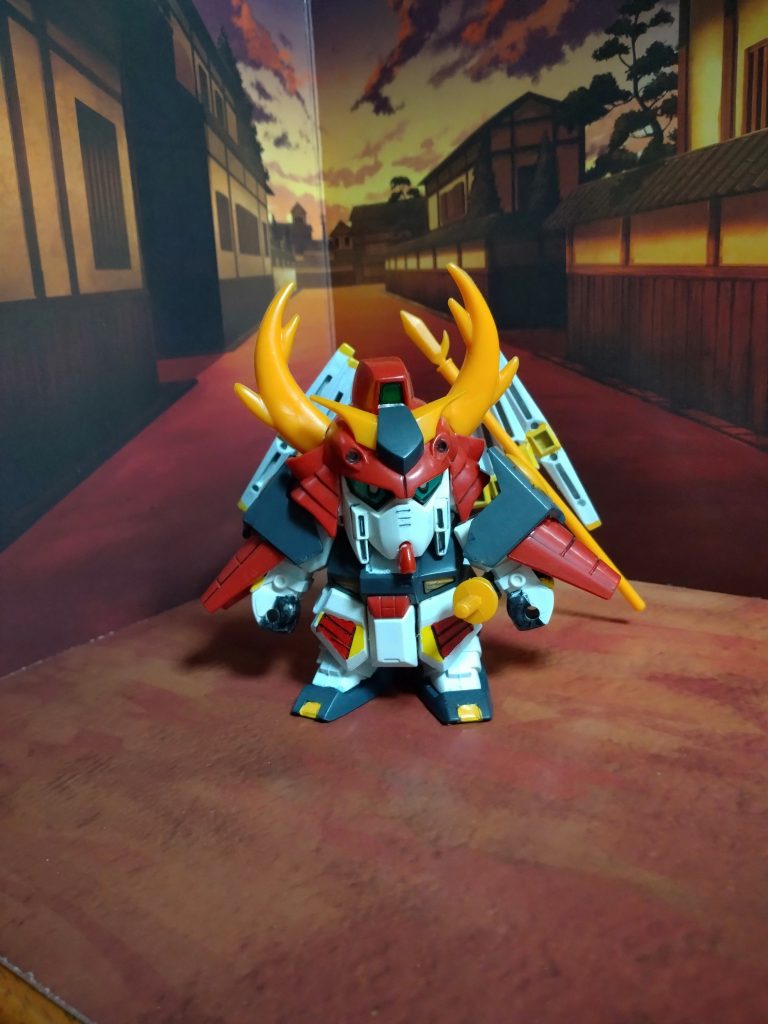 武者ガンダム仁宇背中のファンネルは伊達じゃない！仁宇好きで当時2個買ってもらいました😆😆😆