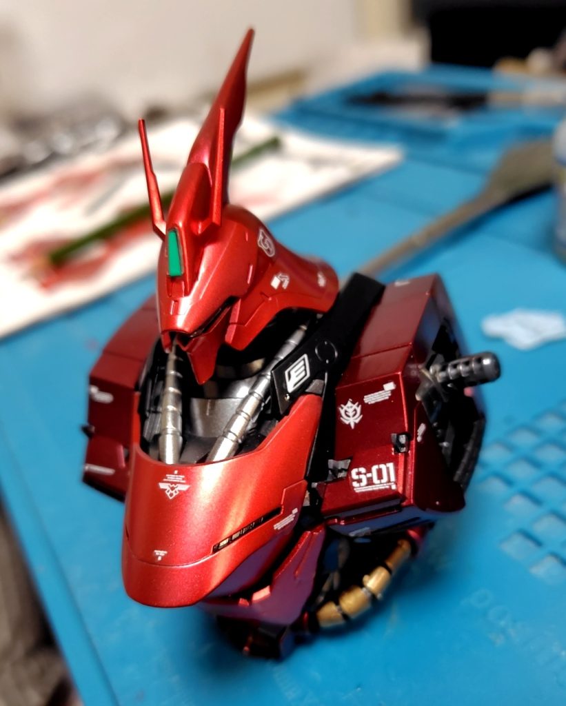 フラットプレミアムを吹く前のいわゆる普通のキャンディの状態です。最初はこれにつや消しを吹くことにとても勇気が要りました💦