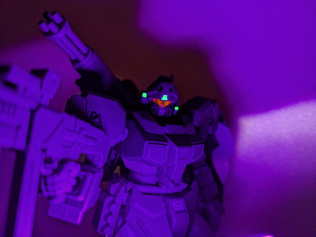 他のキット作成中、激しめの蛍光色汚染をやってしまったので、しっかりと確認しました。