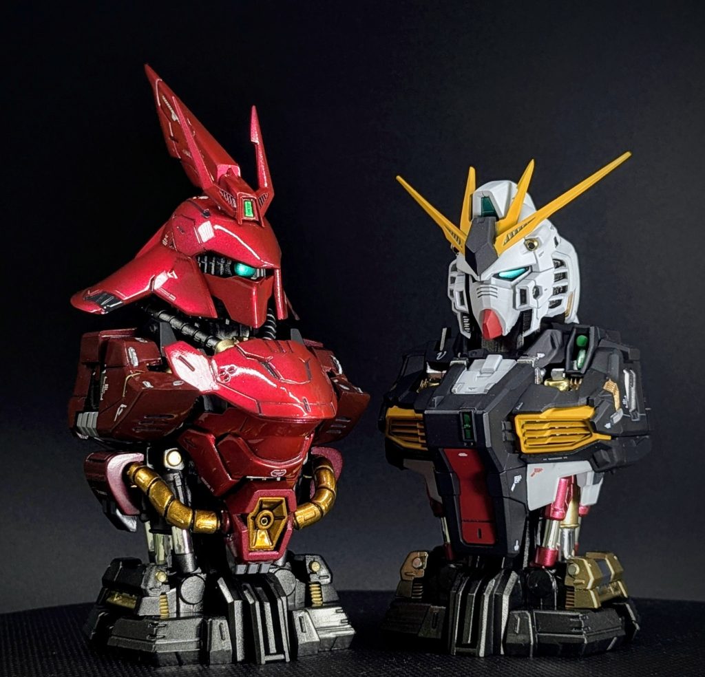 νガンダムとのツーショット