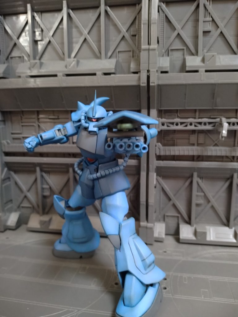 フィンガーバルカンは独立可動にしてます。