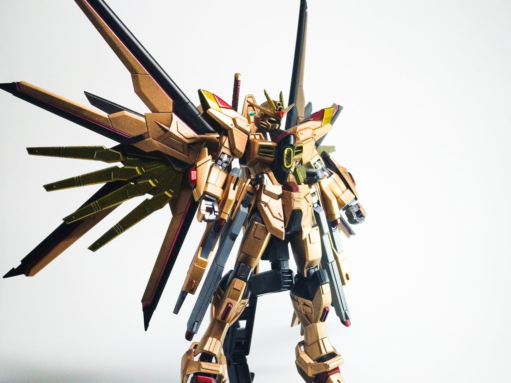 マイティーストライクフリーダムガンダムアカツキカラー–2枚目/制作者：タッキ~