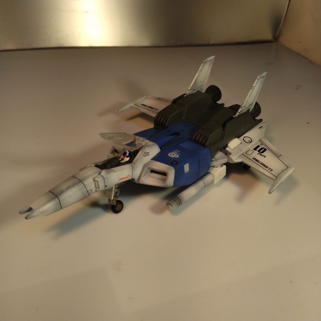 塗装派にとってヒヤヒヤのコア・ファイター!ドッキング時の塗装剥げがヒヤヒヤでした!(笑)