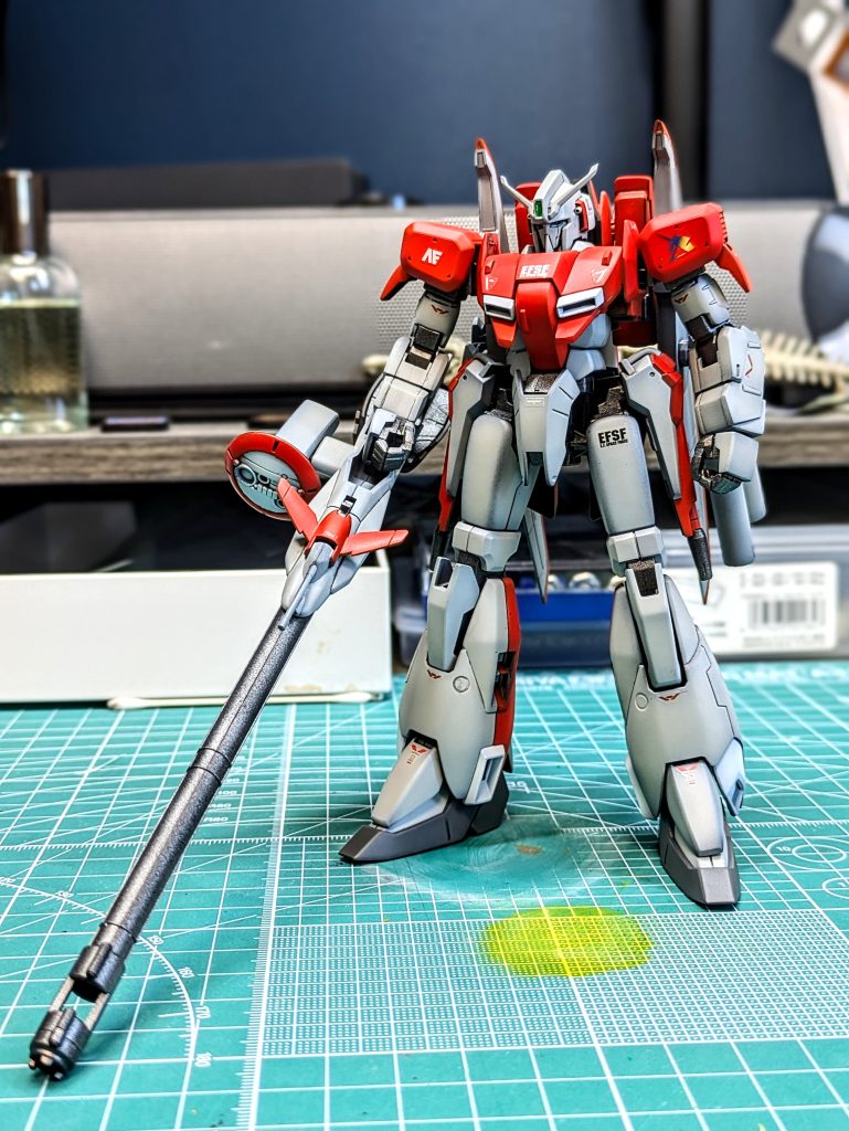 というわけでゼータプラスC1型アムロ・レイ専用機カラーでした。アムロ・レイ専用とかつけてるけどアムロは乗ってない設定です笑