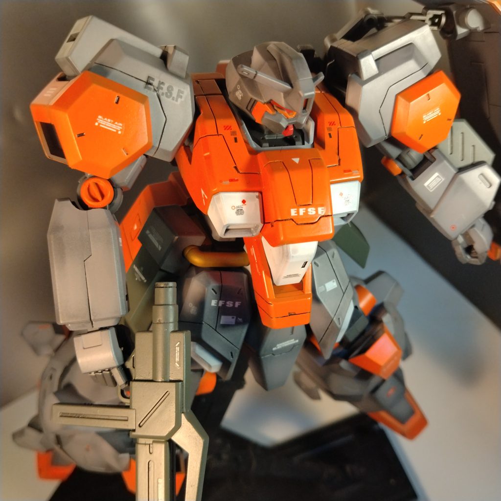 わかりにくいですが!グレーもオレンジもグラデーションしてます!