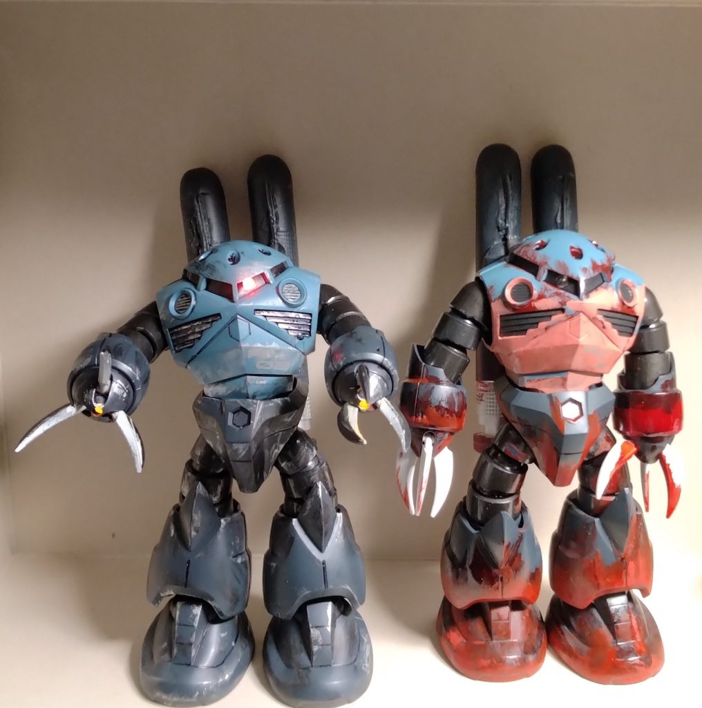 LEDでモノアイと手のビームが光ります。