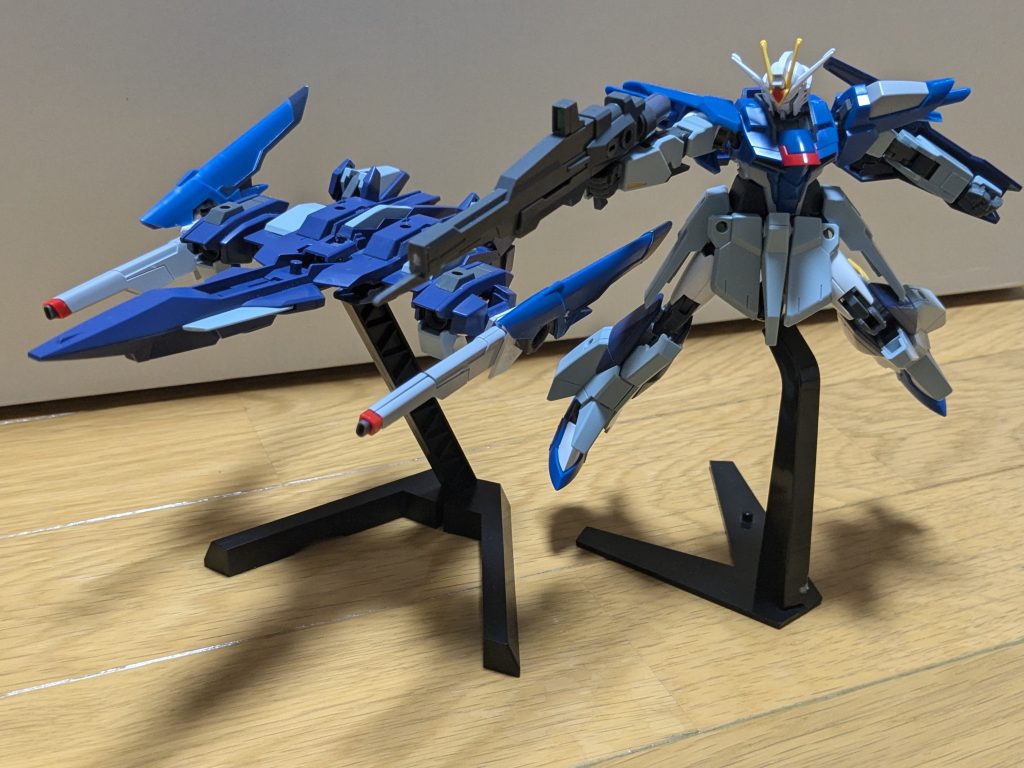 ライトニングビルドフリーダムとツーショット！カッケェのでは？？？そして合体だぁぁ！！