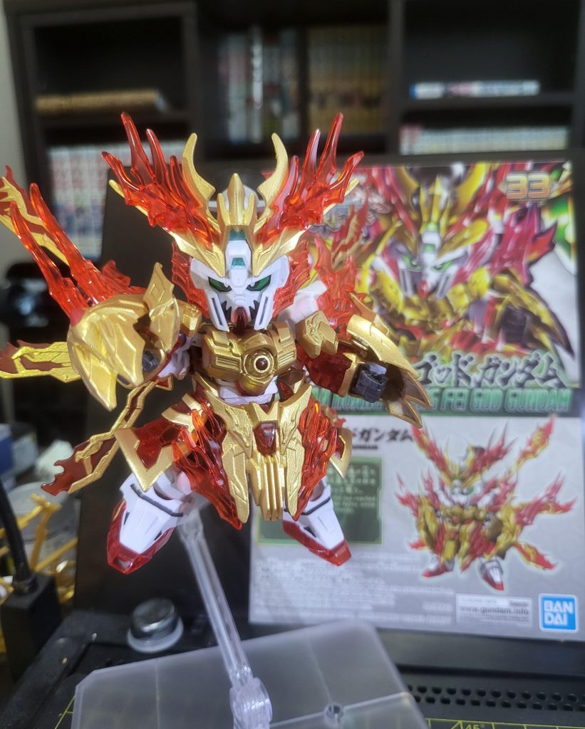 炎皇張飛ゴッドガンダム–4枚目/制作者：セナ２１