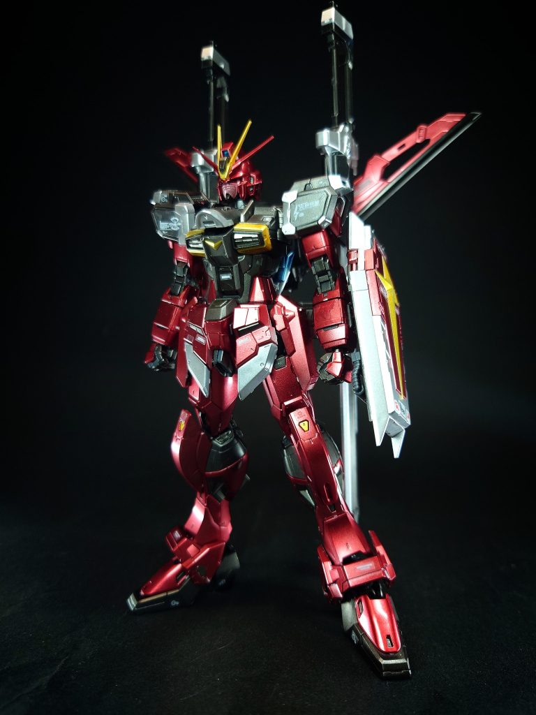 同列の改修機であるZGMF/A-262B ストライクフリーダム弐式およびZGMF/A-42S2 デスティニーSpecⅡは「新型融合炉および新装備の性能評価実験に使用されていた」事がエリカ・シモンズの口から判明しているが、動力がバッテリーであり武装にも変化が見られない本機が何を目的に改修されたかは明らかになっていない。ただしこの新型バッテリー、これまでのものと比べ格段に出力が上昇しているようで(詳細は後述)、こちらの試験を行っていた可能性は考えられる。なお、コアスプレンダーの機能が残されている関係上、ストライクフリーダム弐式・デスティニーSpecⅡ・インフィニットジャスティス弐式といった他の改修機群とは異なり全天周囲モニターは採用されておらず、コクピットの内部は旧インパルスと同じである。