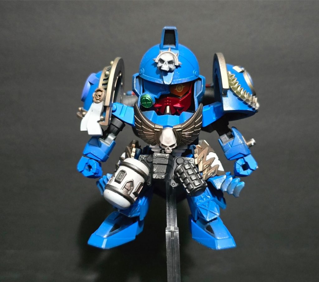 不屈の戦士 ウルトラマリーン ゼロガンダム–2枚目/制作者：昨日の 🎈W