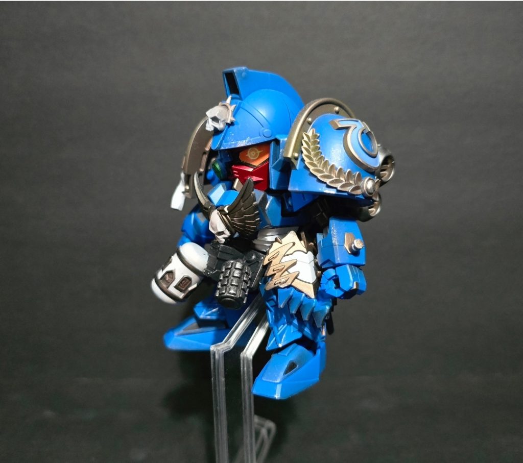 不屈の戦士 ウルトラマリーン ゼロガンダム–3枚目/制作者：昨日の 🎈W