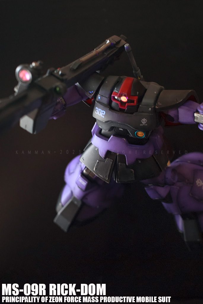 MS-09R RICK-DOM (全筆塗）–4枚目/制作者：Kamman