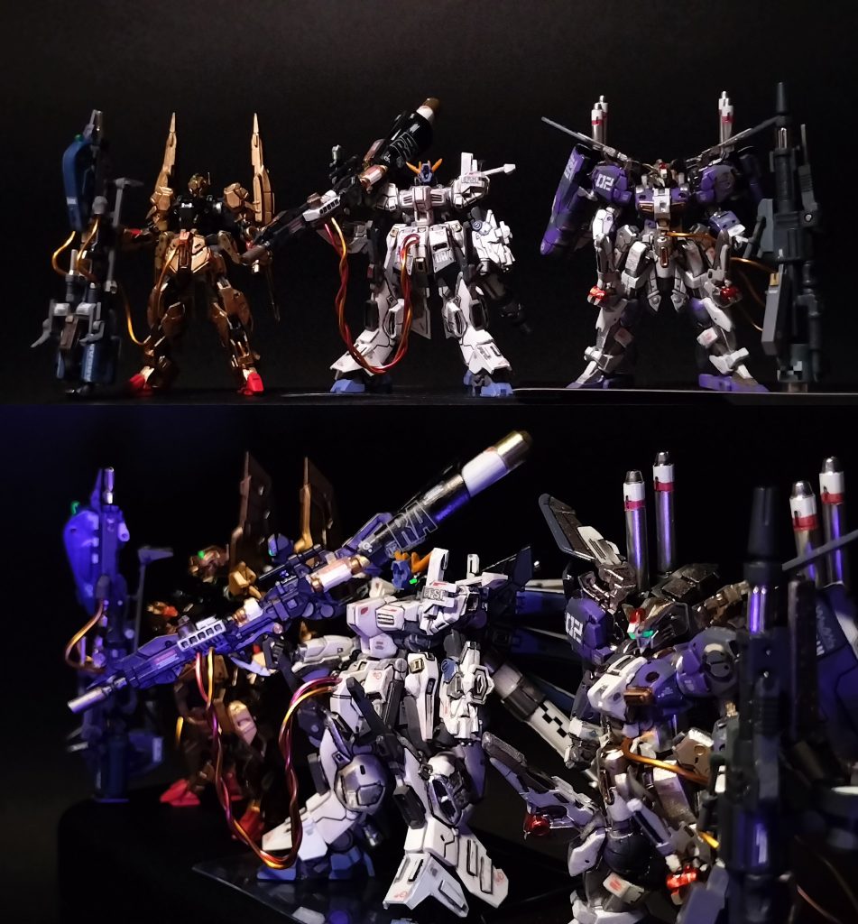 １４.        ランチャーズ兄弟、並べると壮観です。