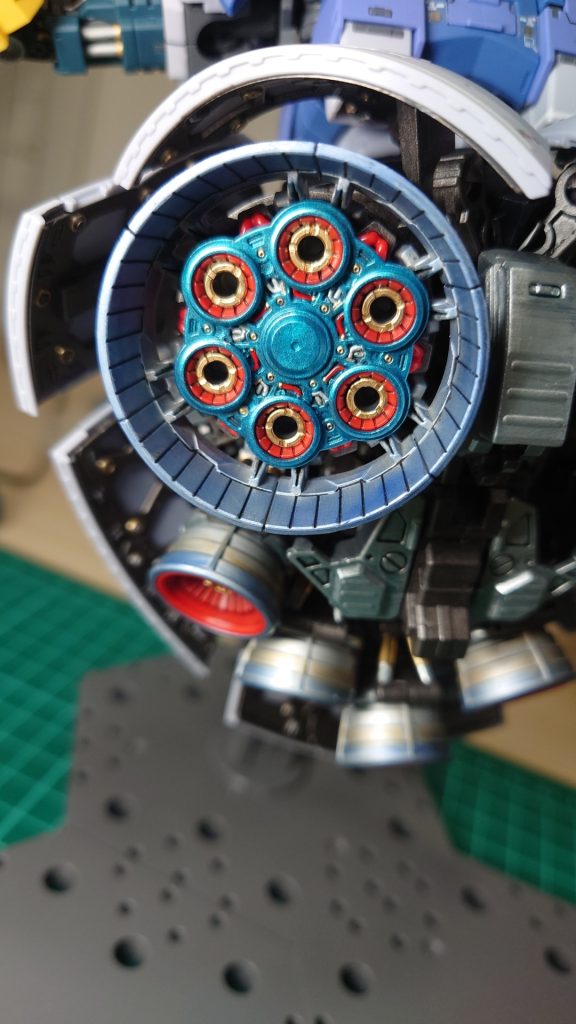 バーニアの色味にこだわりました。