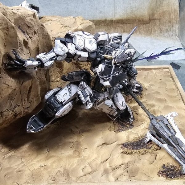 バルバトス　ジオラマ＆ウェザリング