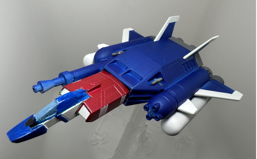 青色のコアブースター!!これは、これでカッコイイと思います。