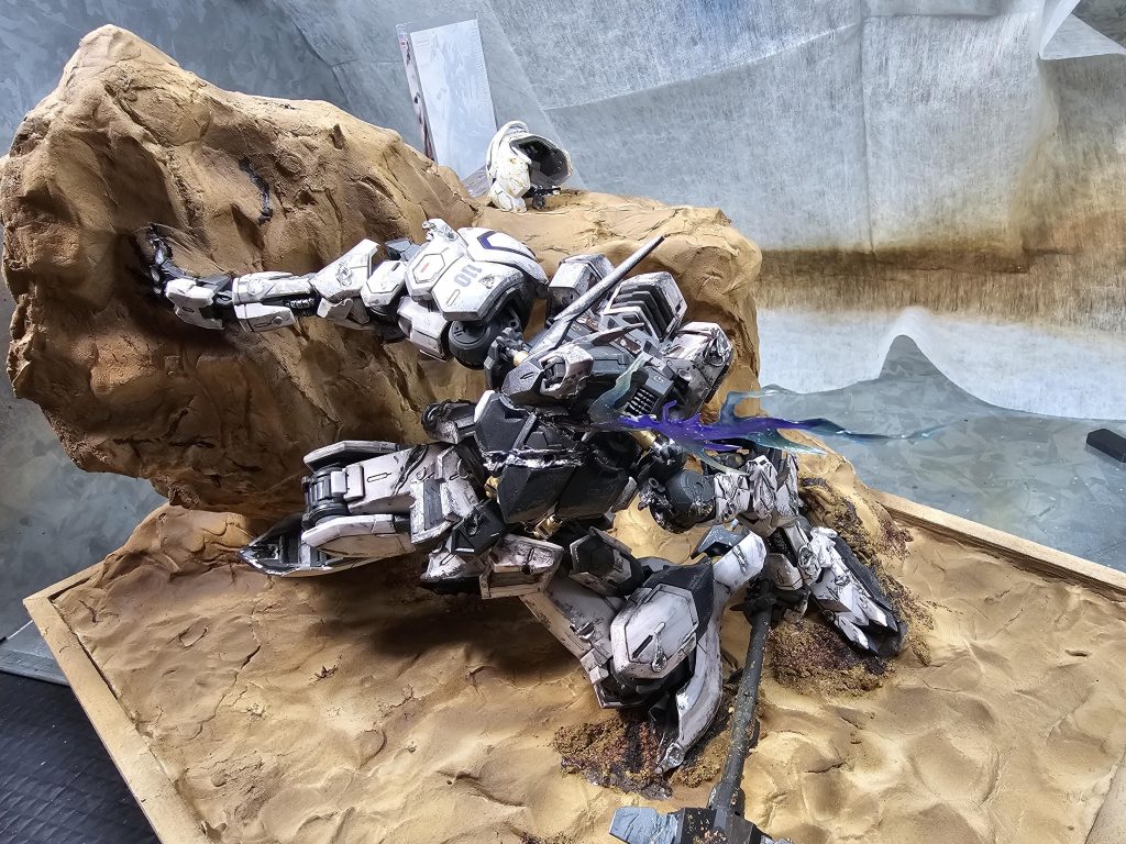 バルバトス　ジオラマ＆ウェザリング–3枚目/制作者：konoka