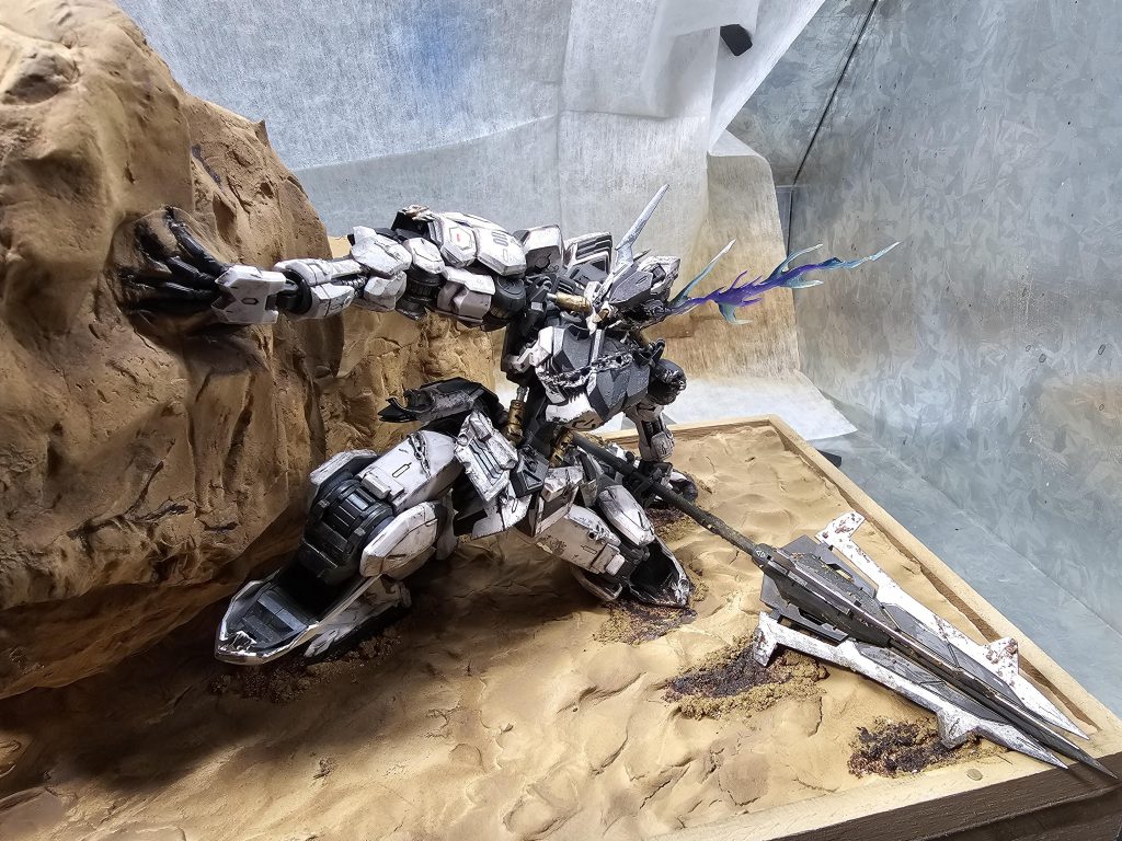 バルバトス　ジオラマ＆ウェザリング–2枚目/制作者：konoka