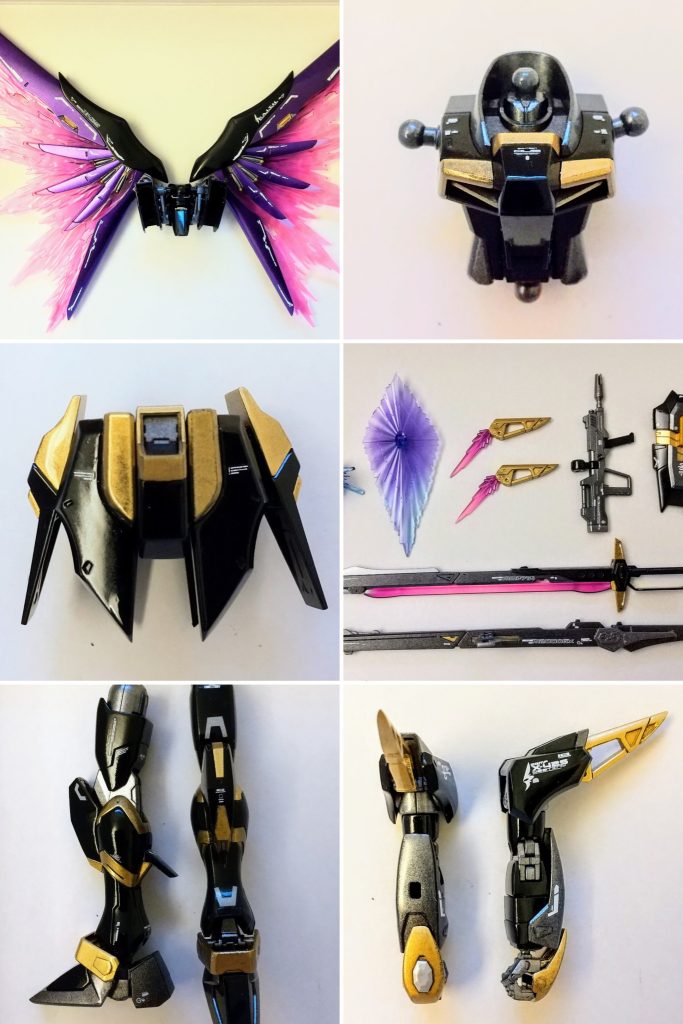 2023年、年末には完成していたのですが、いろいろあって、ようやくの投稿です。デカールは、RGデスティニー用水転写を使用しています!