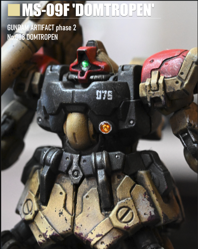 モノアイはルブリスのシールをレジンでコーティングしてます拡散ビーム砲（胸の丸い部分）もレジンでコーティングしてます