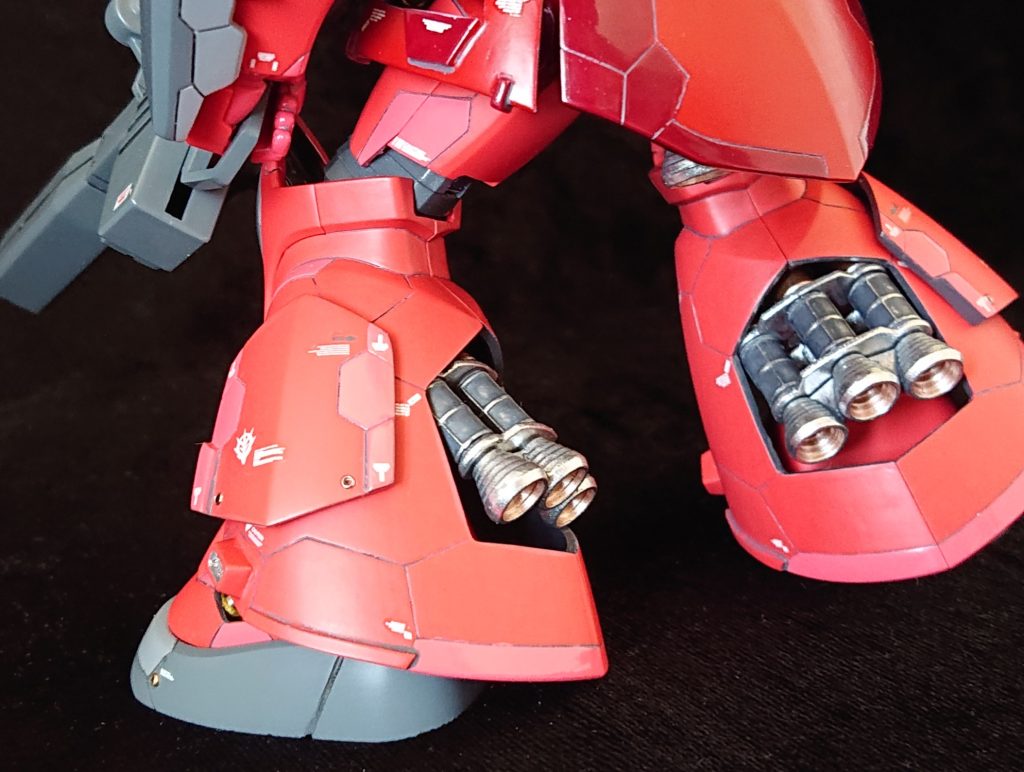 チラ見ではなく、がっつり バーニアを見える化するとメカメカしくって好き😍