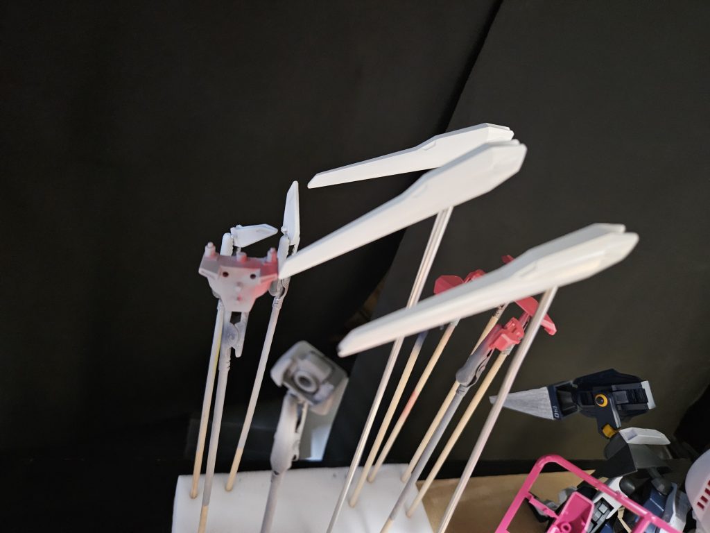 工具三つ目、エアブラシ。これはストライクフリーダムのドラグーンをそのまま使用しています。そのまますぎてエアブラシっぽく見えないのは反省点です。