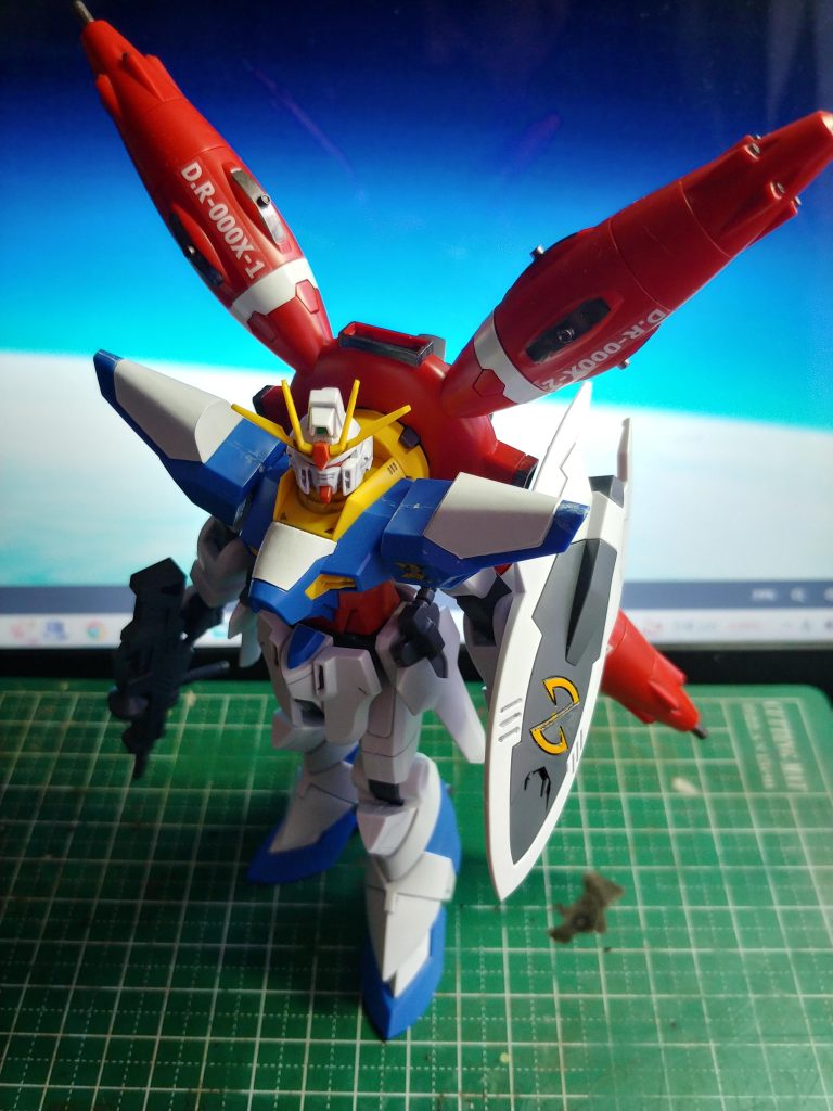 数か所の部分塗装とスミ入れマーカー処理だけです。プロポーションは良き。