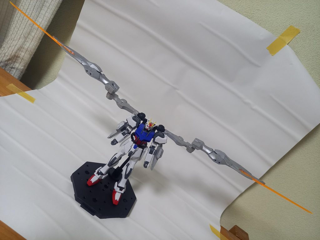 最大稼働モード(仮)。幅が50cm近くあります。