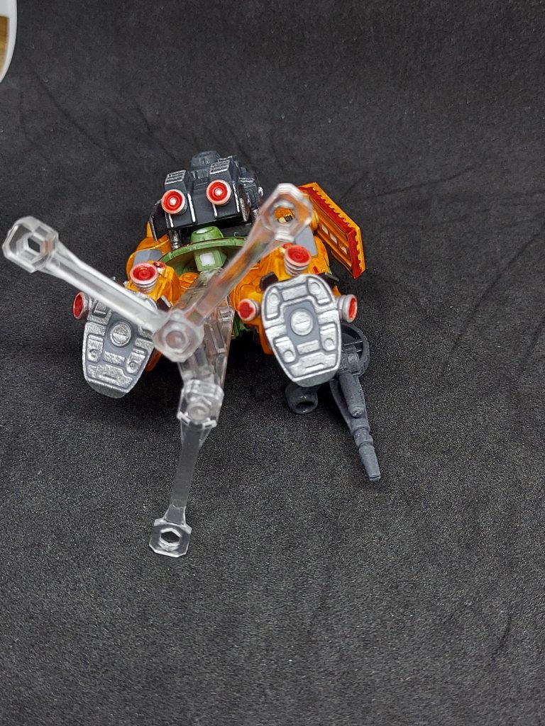 足元。組んだときあんま見えないようなとこはめんどいんで塗ってないです