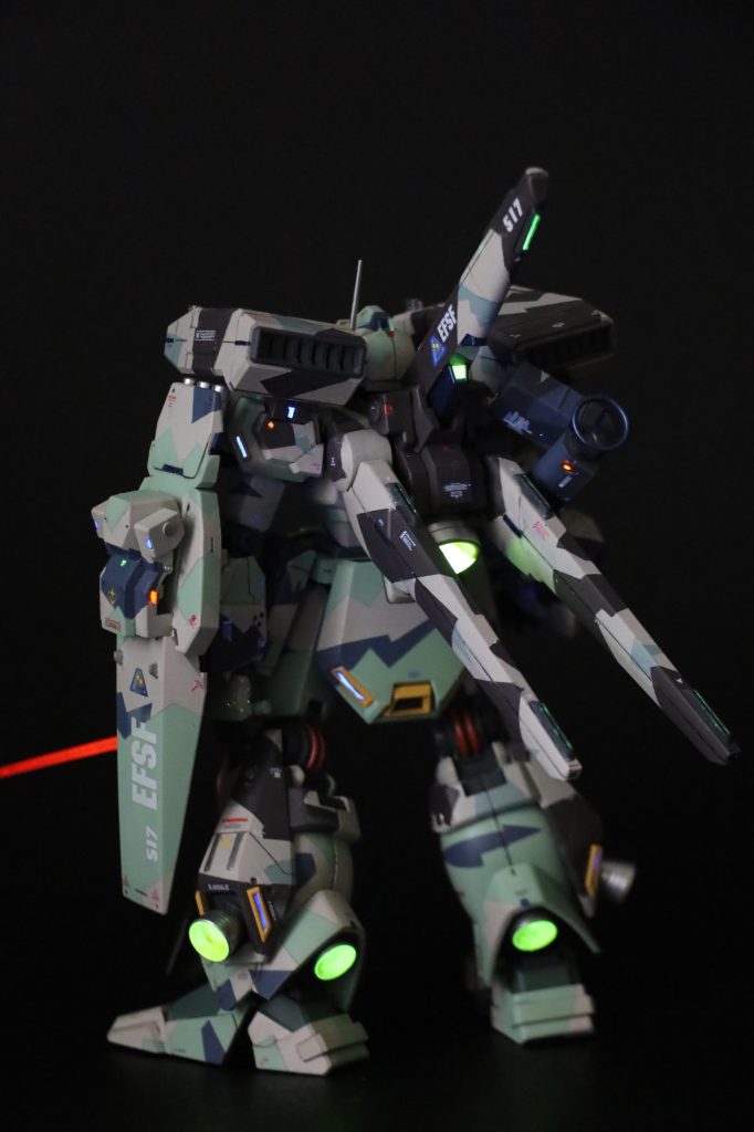 MG スタークジェガン スプリッター迷彩 筆塗り–5枚目/制作者：Miiya