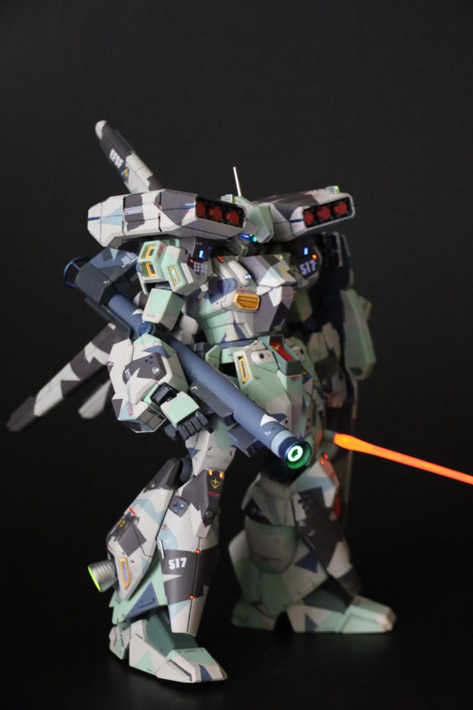 MG スタークジェガン スプリッター迷彩 筆塗り–2枚目/制作者：Miiya