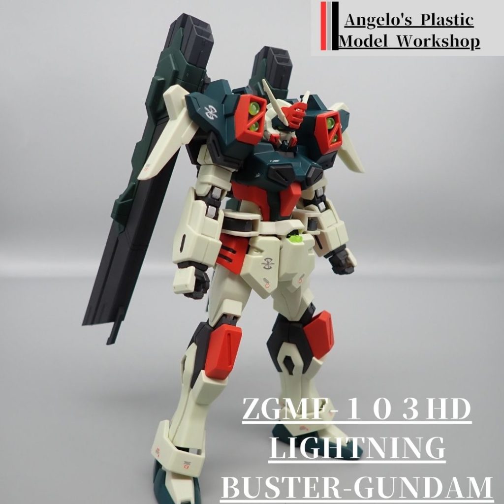 ライトニングバスターガンダム–2枚目/制作者：アンジェロのプラモデル工房