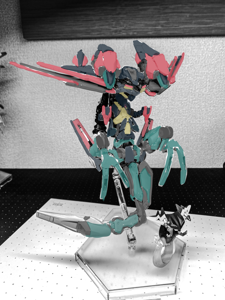 アプリで配色検討再現できるか心配でした。