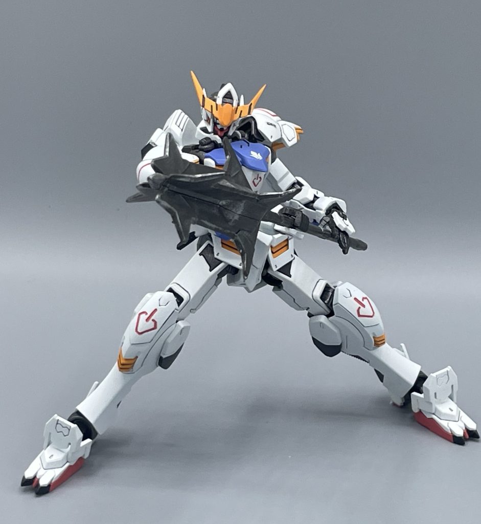 メイス バルバトスの代名詞とも言える大型鈍器「メイス」です。”ガンダムと言えばビームライフルにビームサーベル