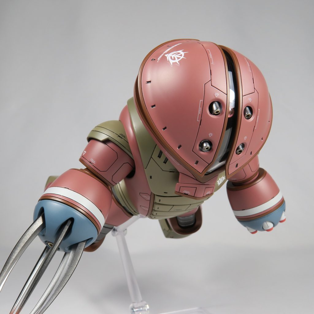 頭部バルカンは、真鍮パイプで加工