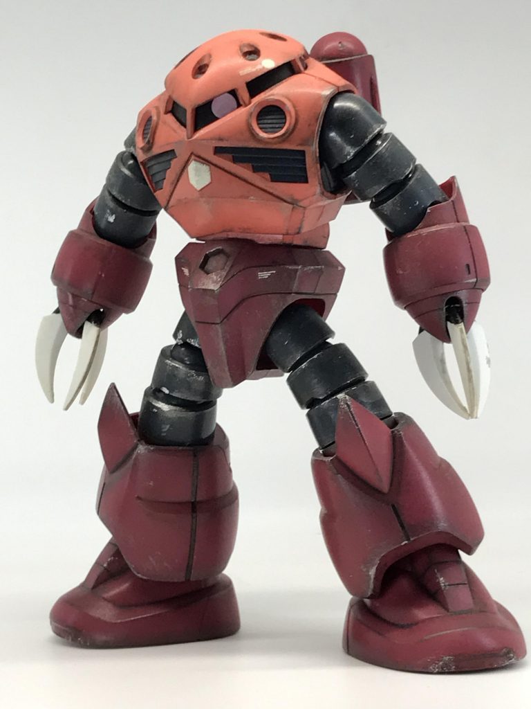 HG シャア専用 ズゴック 無塗装 お手軽ウェザリング｜tamamaさん