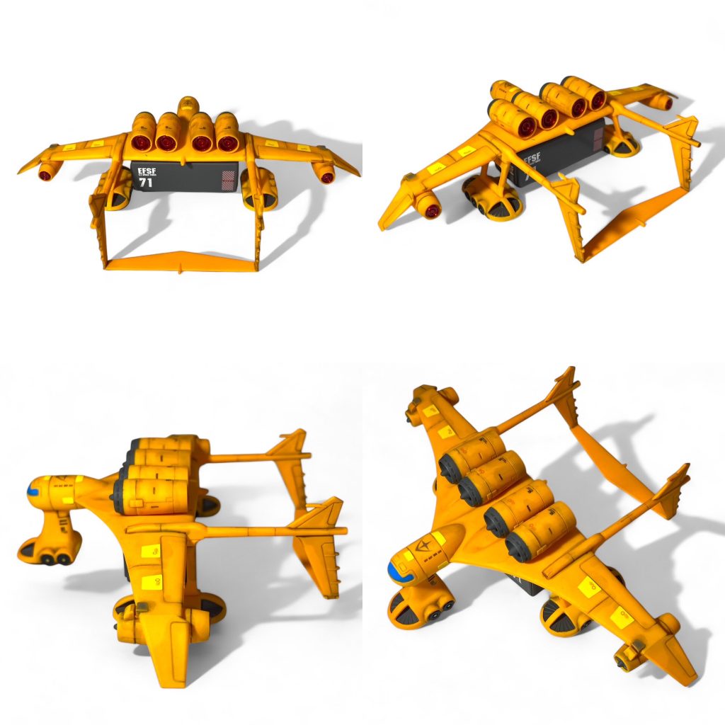 旧キット　ミデア輸送機–3枚目/制作者：丸五ワークス