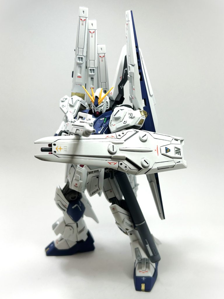 ダブルフィンファンネル装備型 ν ガンダム(ガンダムウォーイラストタイプ)–6枚目/制作者:ザッツ・イザッツ