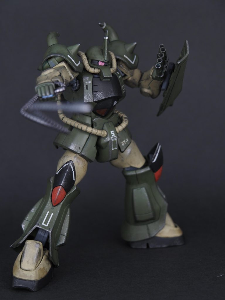 ジオン系のリアルタイプカラーには汚しがよく似合う気がします。