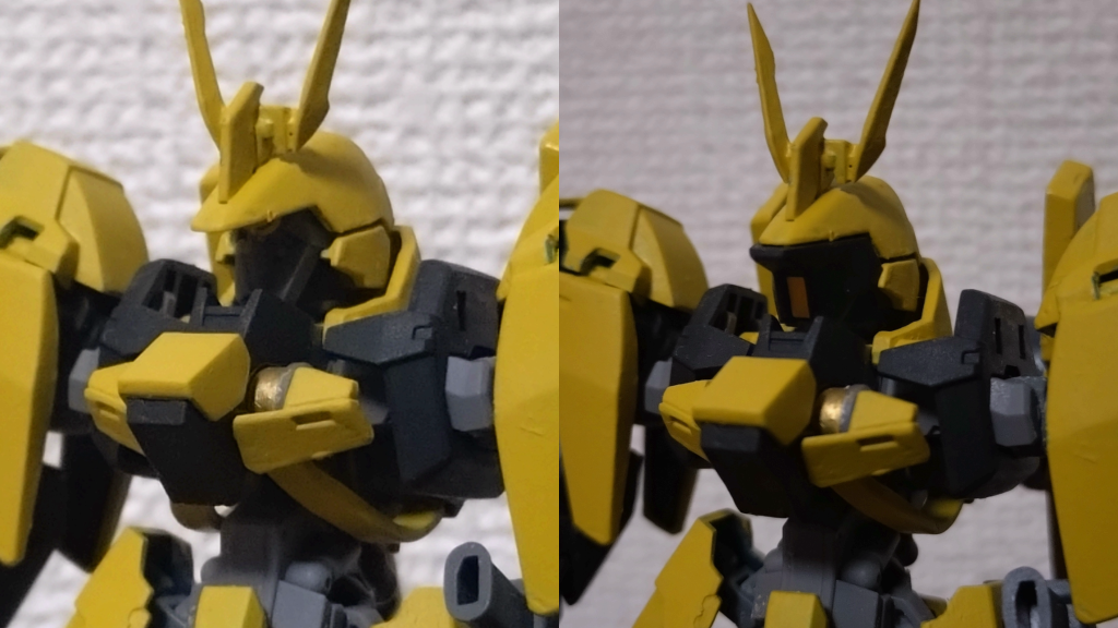 アゴアーマも作成しましたが、アーマない方が鎧武者らしいのでオミットしました。