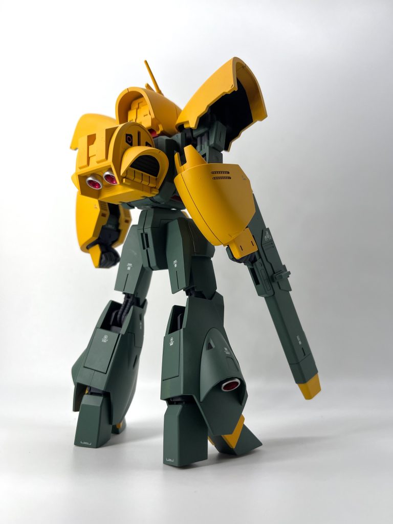 バーニア部分はシルバーにエナメルクリアーレッド拭き取りでオシャレっぽくしてみました。