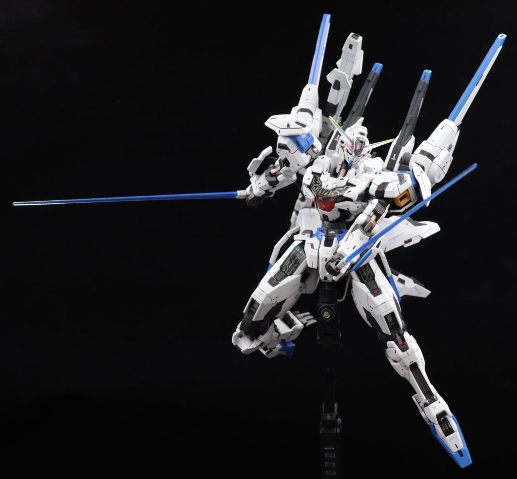 サーベル色は本体に合わせて青のままにしてみました。最後まで閲覧いただきありがとうございました!!