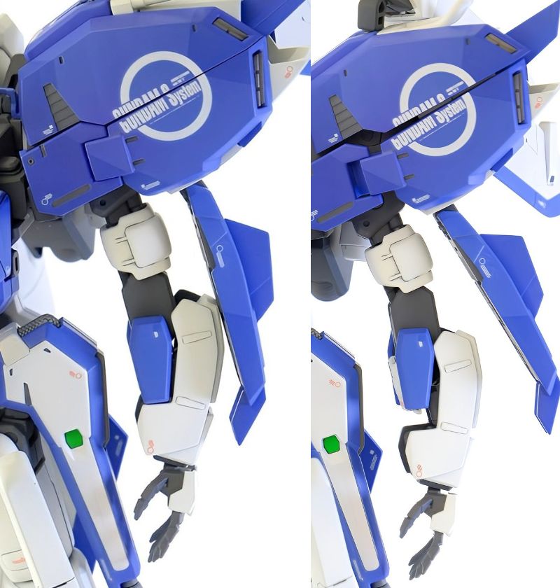 前腕のスライドイラストでは青色のユニットで分割されスライドしていますテスト的に導入してみました