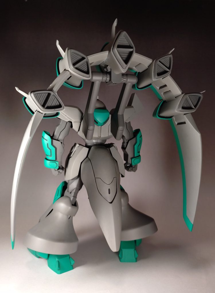 塗装グレー(薄):ガイアニュートラルグレー3グレー(濃):ガイアニュートラルグレー4グリーン:コバルトグリーン+ビリジアングリーン 純色グリーン、シアン少々(全てガイアカラー) 下地缶サフ→ラッカー筆塗り→エナメルスミイレ→スーパースムースクリアー缶スプレー